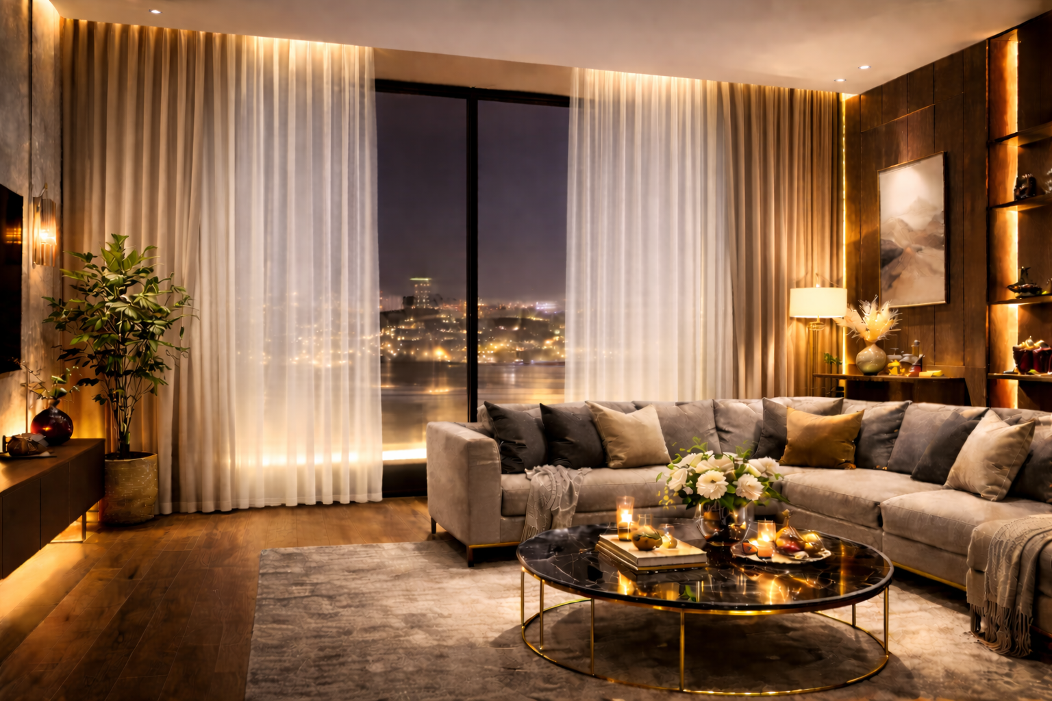 Sheer Curtains for Living Rooms​