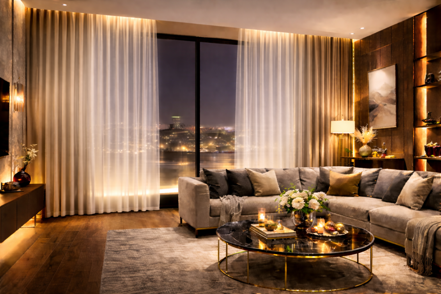 Wave Style Sheer Curtains​