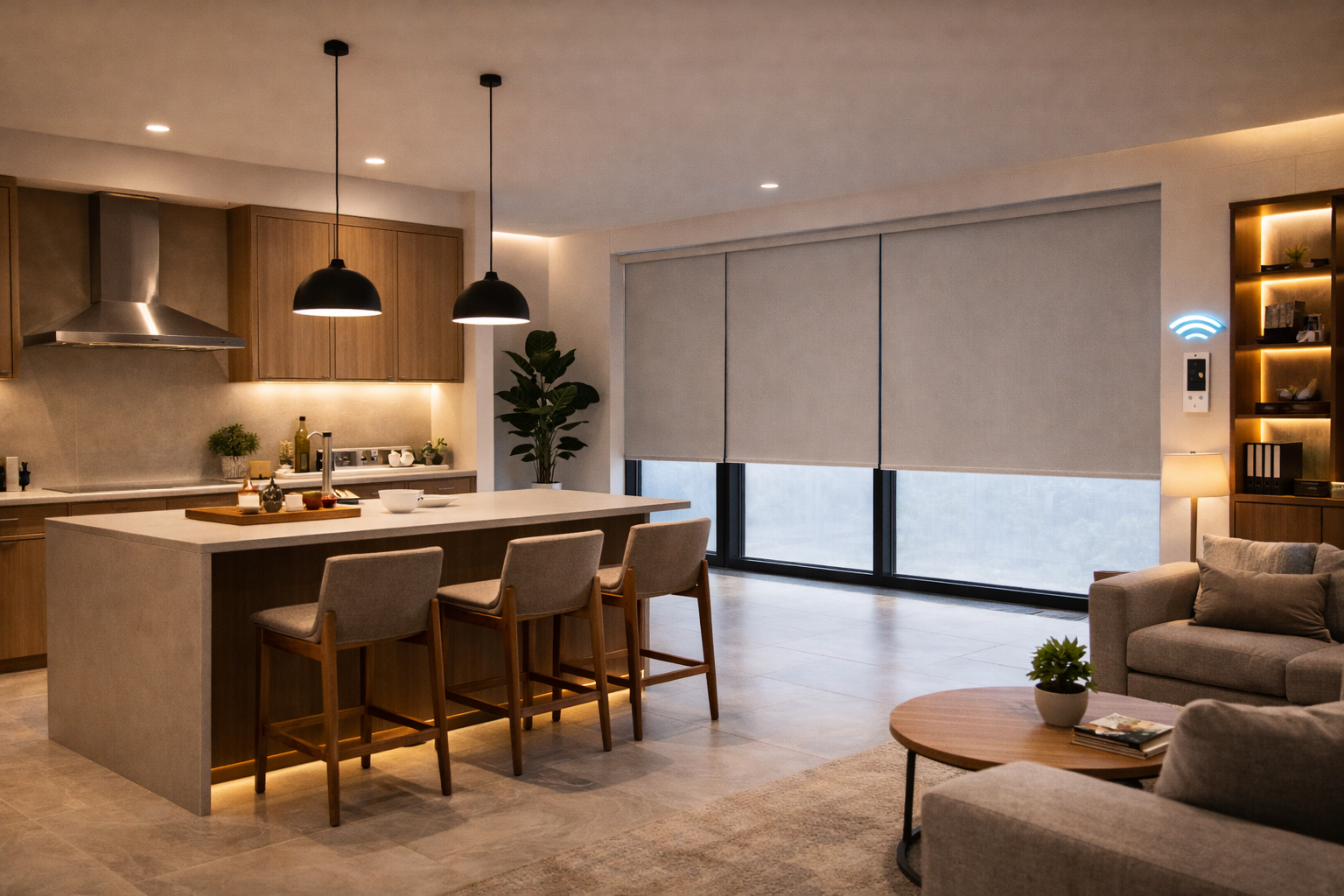 Motorized Roller Blinds