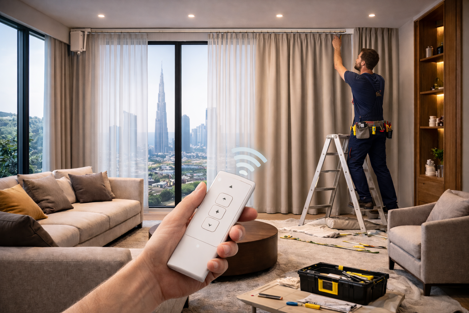 Remote-Controlled Curtain Systems​