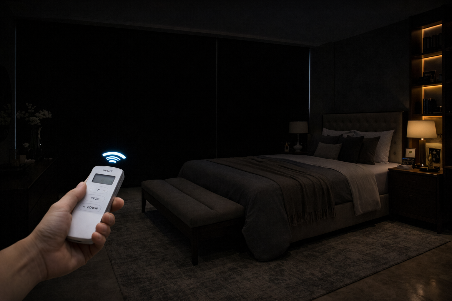 Smart Home Integrated Blinds